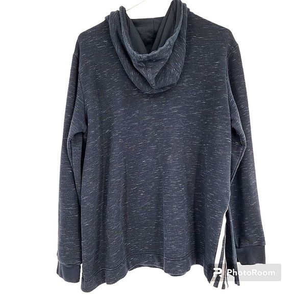 Adidas Womens‎ Black Hooded pullover Size Large - Picture 6 of 7